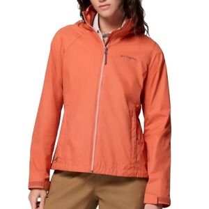 Columbia Women's Switchback IV Jacket Orange Windbreaker Raincoat Gorpcore Sz L